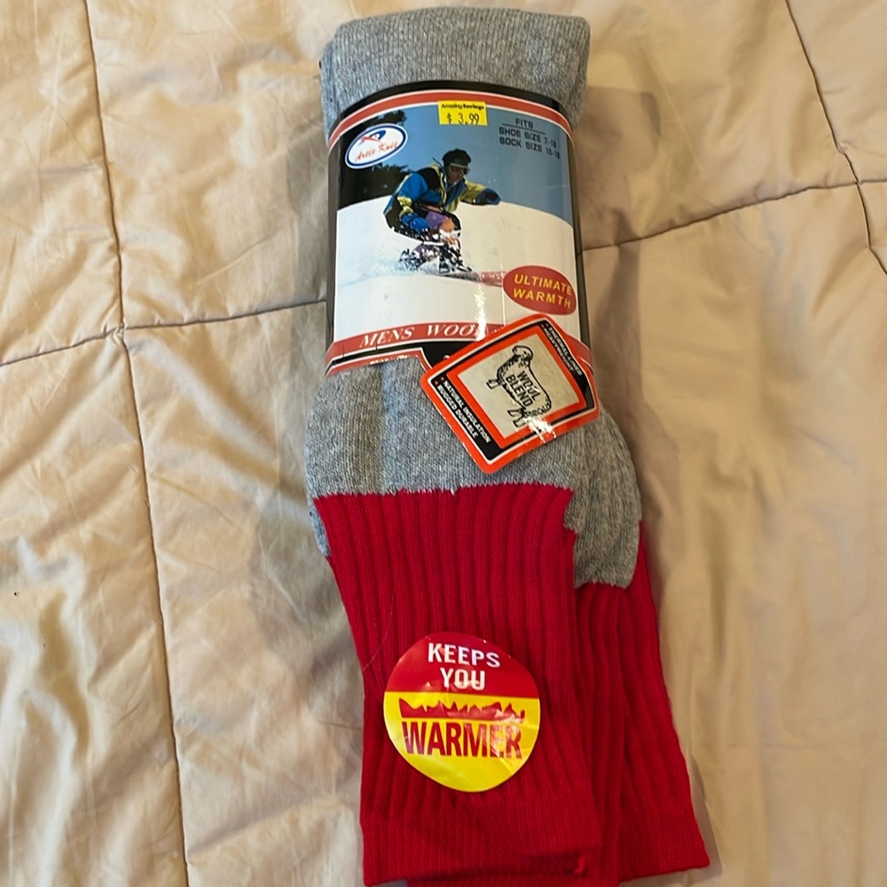 Wool blend socks